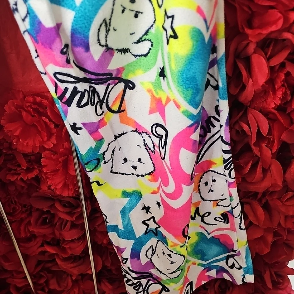Justice Girls Multicolor Graphic Sleep Pants Size 16/18